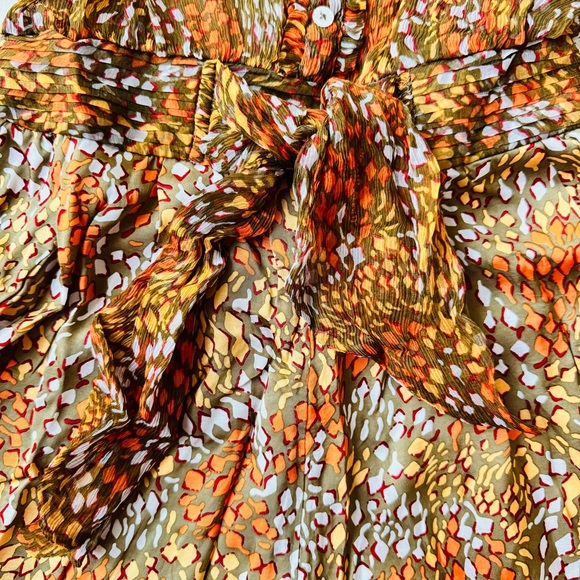 Poupette St Barth Silk Printed Short Romper Jumpsuit size XS - Picture 12 of 12